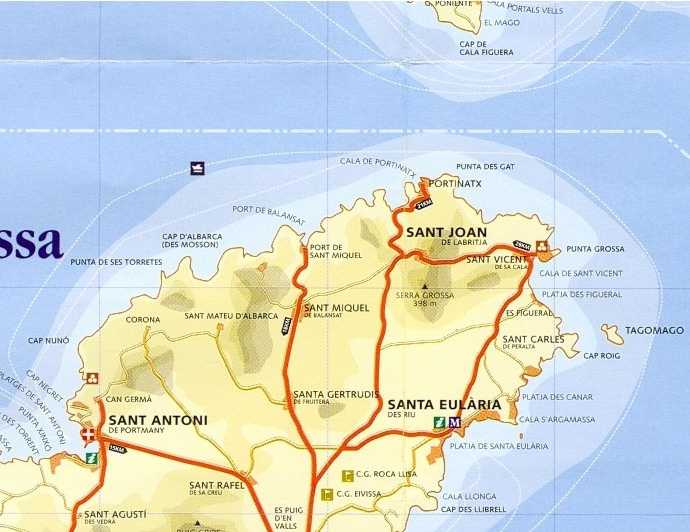 Sat Antonio, Sant Joan, Sant Eularia